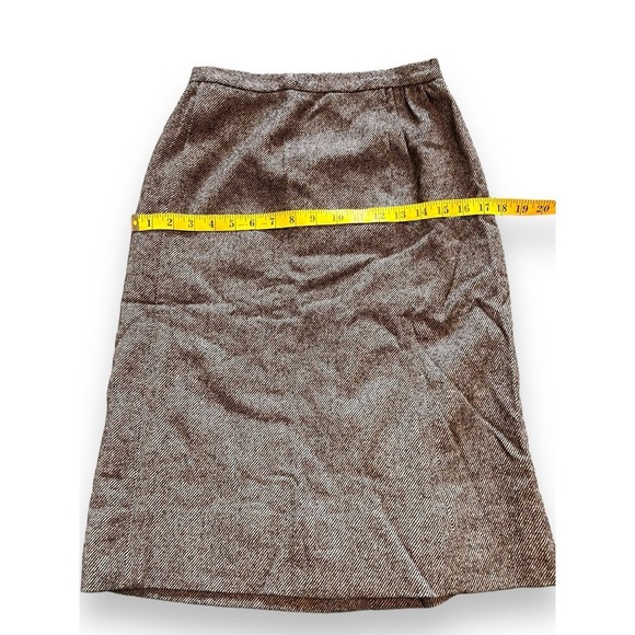 VTG Pendleton 100% Virgin Wool Lined Pencil Skirt Women's Gray 14 - Picture 9 of 10